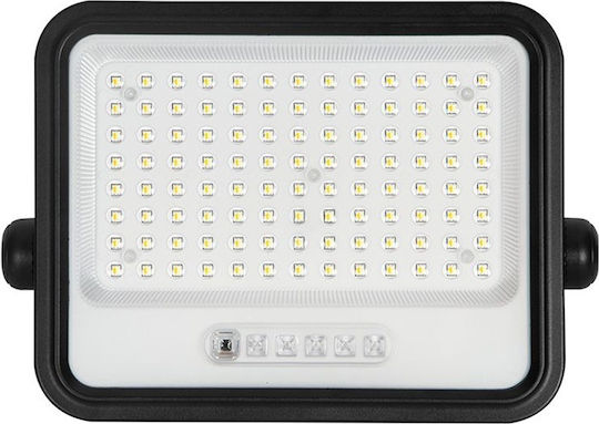 V-TAC Waterproof Solar LED Flood Light 200W Warm White 2000K With Remote Control IP65