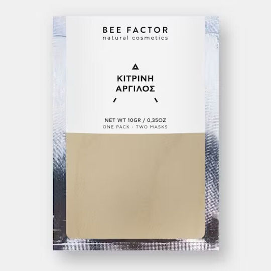 Bee Factor Μάσκα Ομορφιάς Προσώπου για Αποτοξίνωση / Απολέπιση Με Άργιλο 10gr