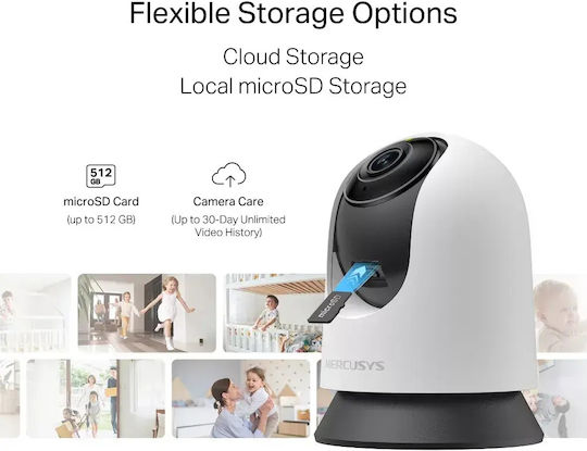 Mercusys Mc230 IP Surveillance Camera Wi-Fi Full HD+ 5MP with Two-Way Communication and 4mm Lens