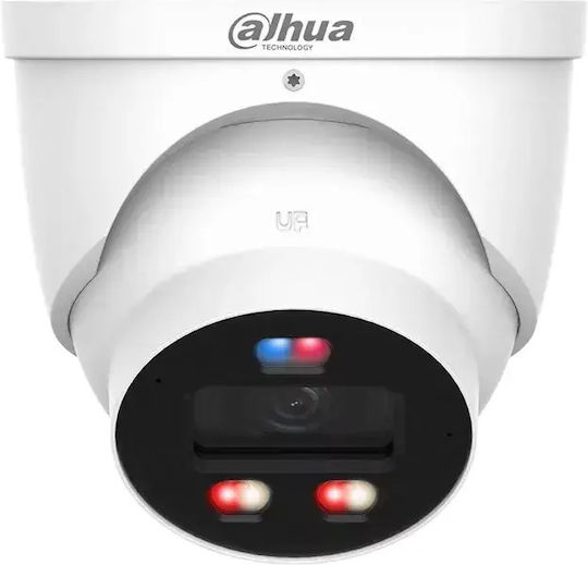 Dahua IPC-HDW3649H-AS-PV-0280B-PRO IP Surveillance Camera Full HD+ 6MP Waterproof with Two-Way Communication and 2.8mm Lens