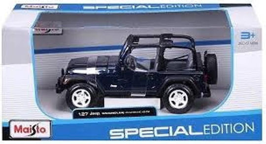 Vehicul 1:27 Maisto Special Edition Jeep Wrangler Rubicon Metalic Albastru