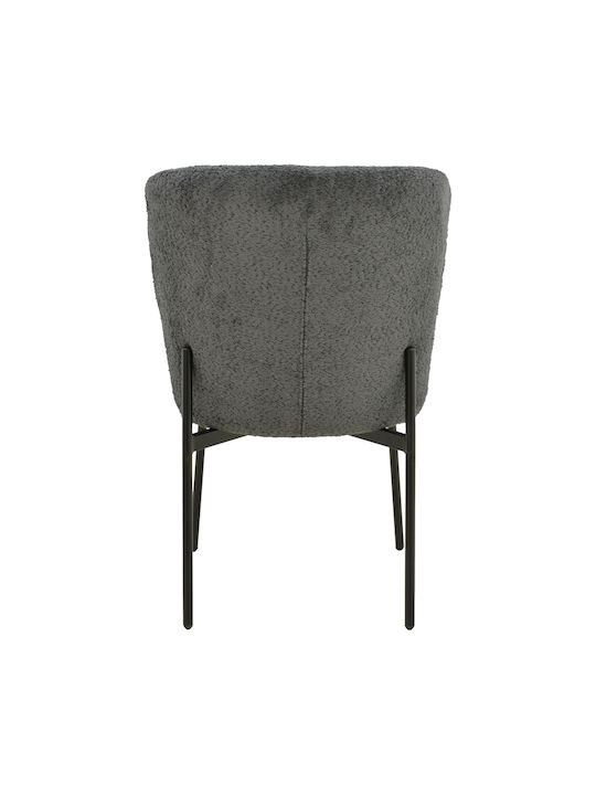 Houlian Dining Chair Metallic Anthracite 44x66x89cm