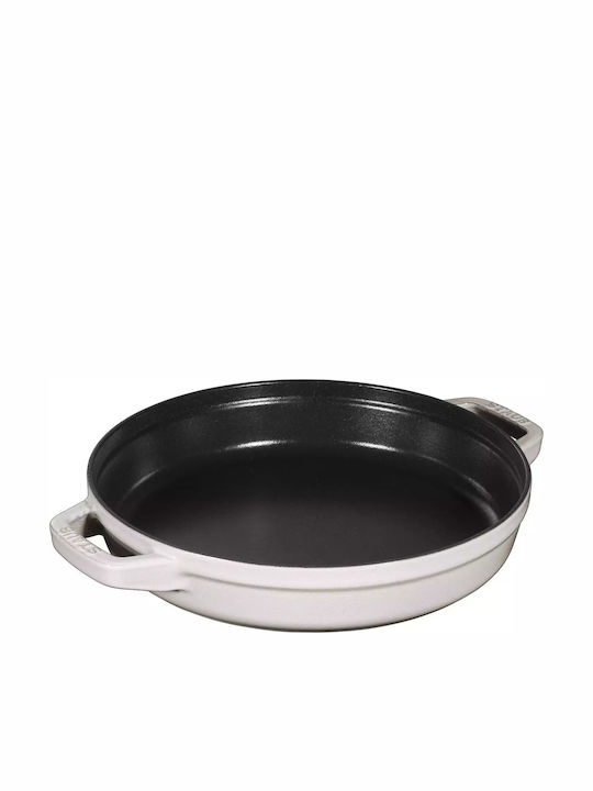 Staub Round Cast Iron Dutch Oven 33x35cm 3 Pieces