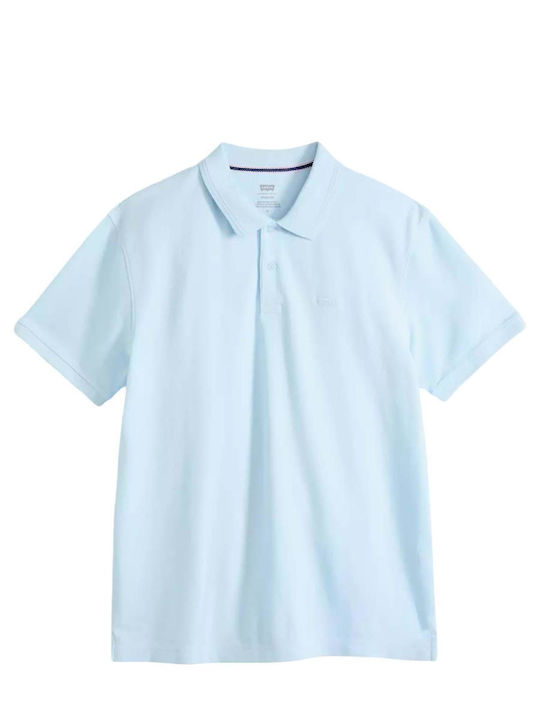 Polo Short Sleeve Blouse Light Blue