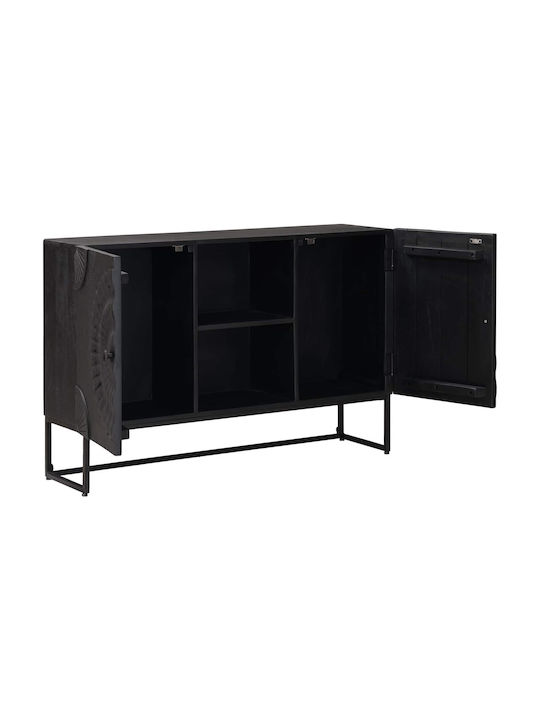 Буфет Дървен Черен 105x30x68см