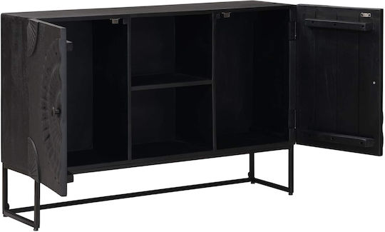 Буфет Дървен Черен 105x30x68см Буфет Дървен Черен 105x30x68см