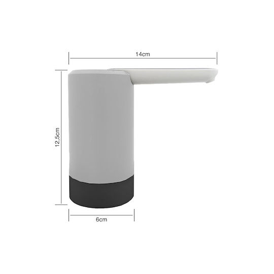 Battery Kitchen Water Pump Plastic Silver