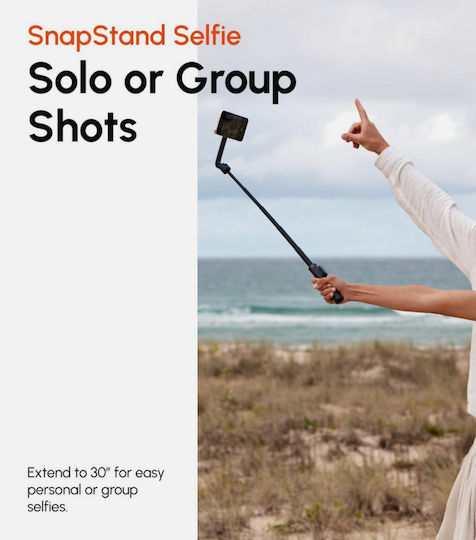 Shiftcam Selfie Stick Τρίποδο Κινητού Bluetooth Μαύρο