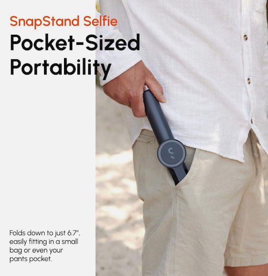 Shiftcam Selfie Stick Τρίποδο Κινητού Bluetooth Μαύρο