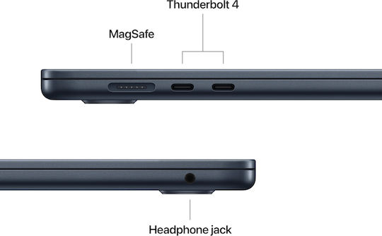 Apple MacBook Air 15.3" IPS Retina Display (M5-10-Core/16GB/512GB SSD/10-Core GPU) Midnight (US Keyboard)