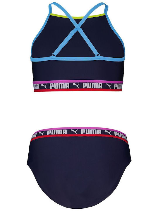 PUMA Placed Print Παιδικό Μαγιό Μπικίνι Μαύρο PUMA Placed Print Παιδικό Μαγιό Μπικίνι Μαύρο