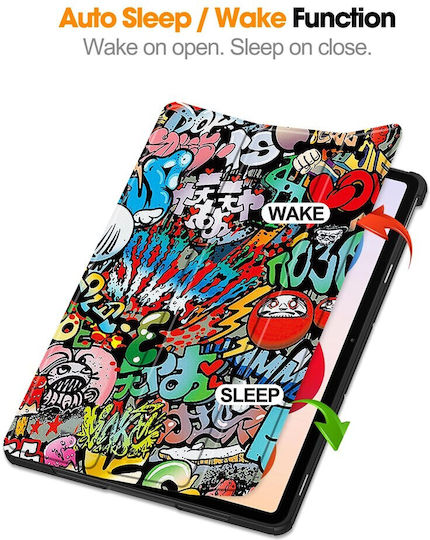 Smartcase Flip Cover Xiaomi Redmi Pad 2 Pro 12.1 Inch Graffiti