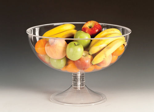 Raki Obstschale Kunststoff Transparent 43x43x30cm