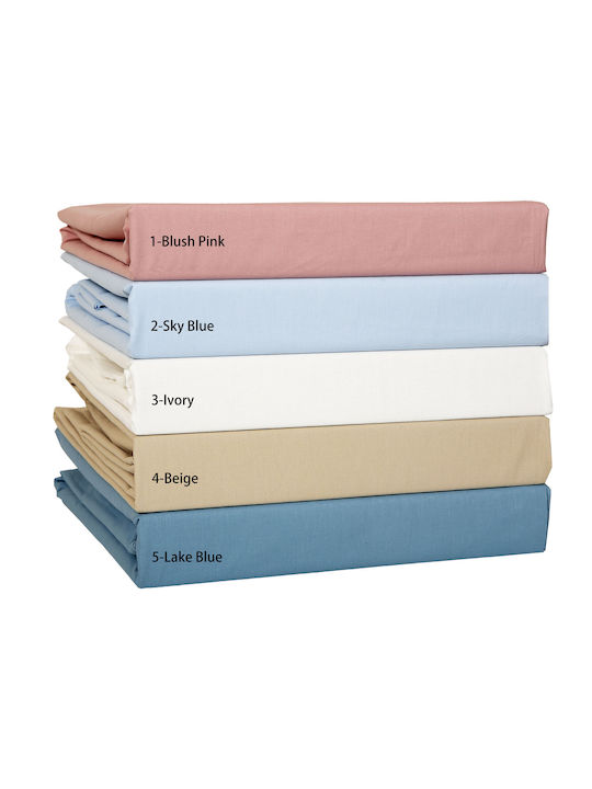 Anna Riska Prestige Double Bed Sheet With Rubber Hugger 160x200+25cm 1