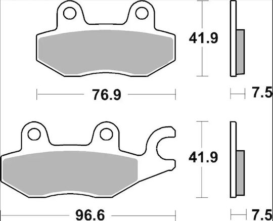Brembo Метални Накладки 07ka31sa 1 Комплект 1 Апарат