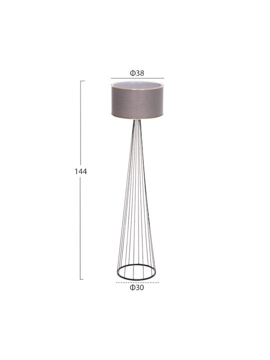 HomeMarkt Hue Φωτιστικό Δαπέδου Υ200εκ. Γκρι HomeMarkt Hue Φωτιστικό Δαπέδου Υ200εκ. Γκρι