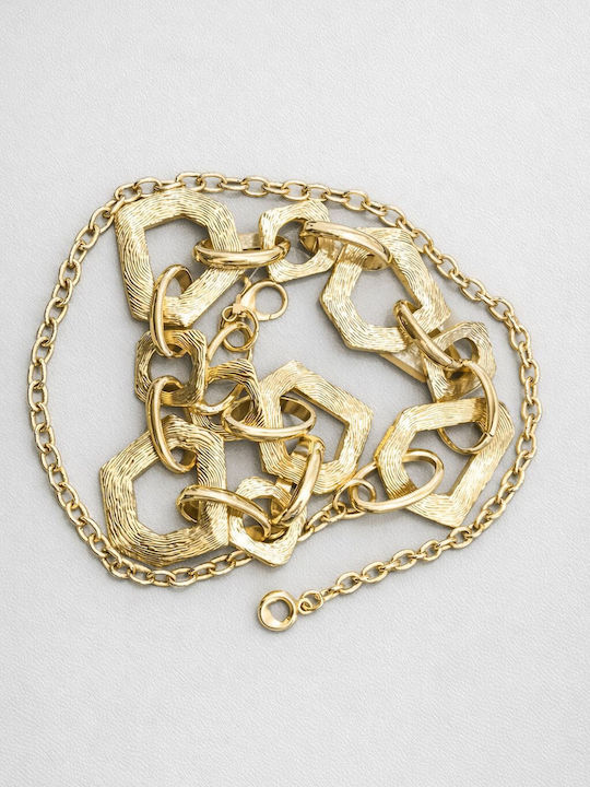 Women's Chain Belt Gold