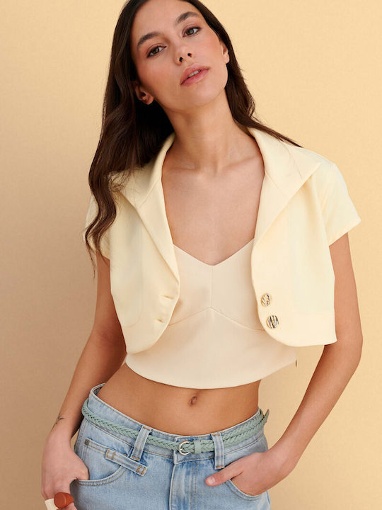 Yellow Women's Bolero