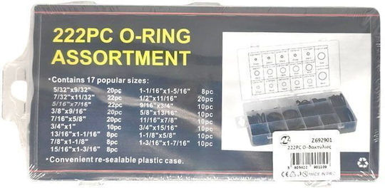 Σετ Λαστιχάκια Ο-ring 222τμχ O-ring Assortment 222pcs