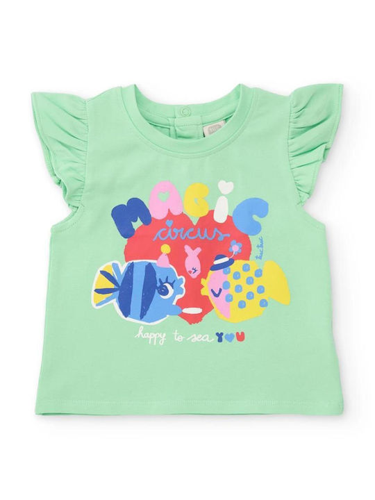 Kids Set with Shorts Summer 2pcs Green