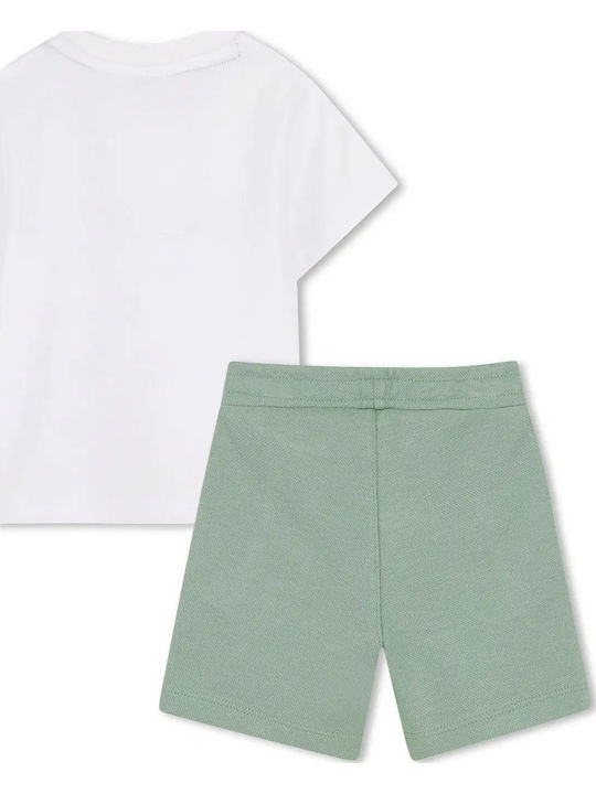 Kids Set with Shorts Summer 2pcs White