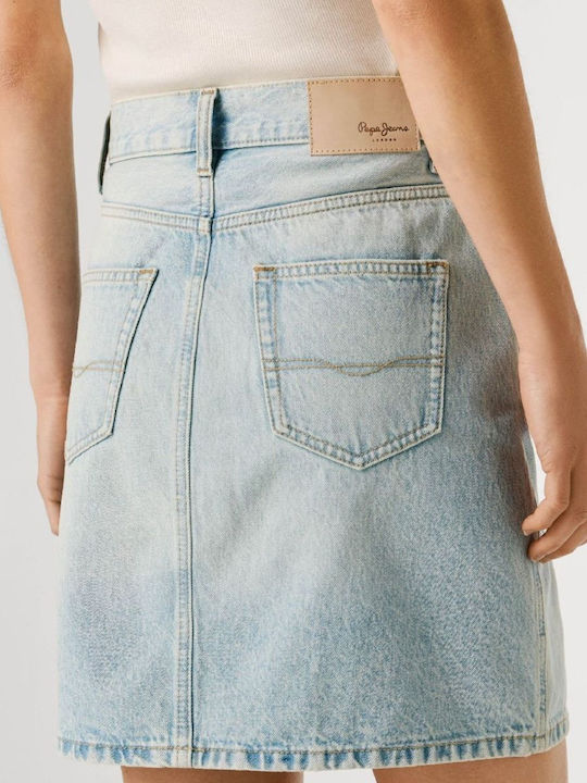 Lilly Τζιν Mini Φούστα Blue Denim