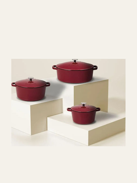 Gerlach Deep Cast Iron Stockpot 5lt /