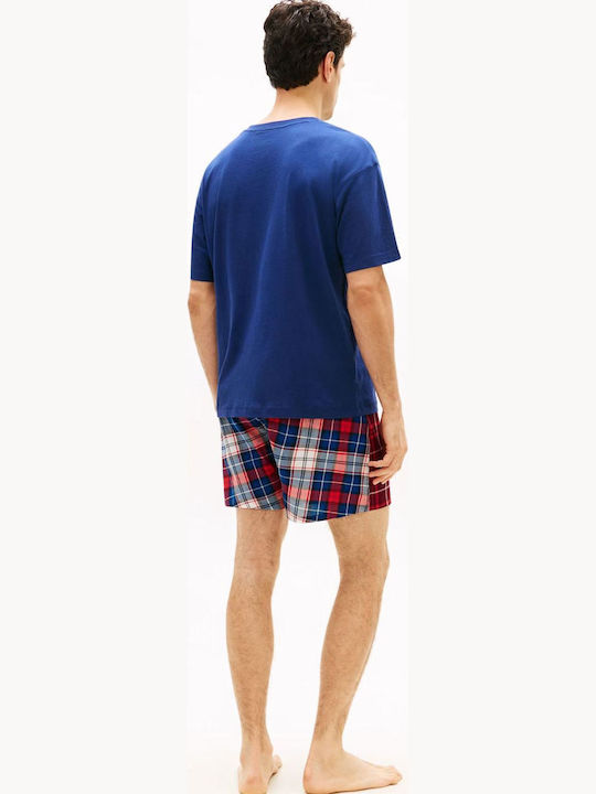 Tommy Hilfiger Sommer Herrenpyjama Blau