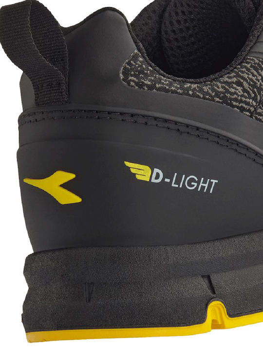 Utility Diadora Run Atom Αδιάβροχο Παπούτσι Ασφαλείας Γκρι S3S με Πιστοποίηση ESD , FO ,SR