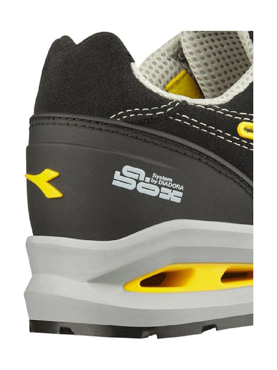 Utility Diadora Run A Box Παπούτσι Ασφαλείας Μαύρο S3S με Πιστοποίηση ESD , FO ,SR