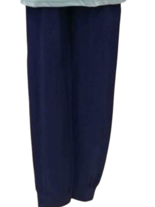 Lanotte Winter Men's Cotton Pyjamas Khaki-Blue