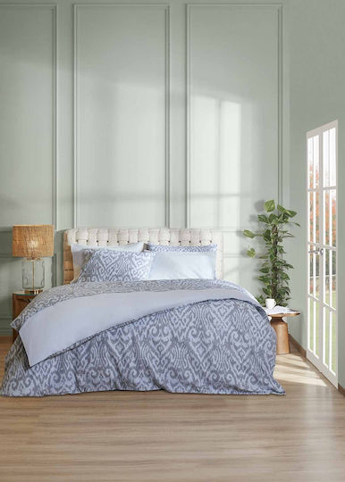 Aigaion Set of Single Bed Sheets with Rubber Hugger 100x200+35cm 3 Pieces