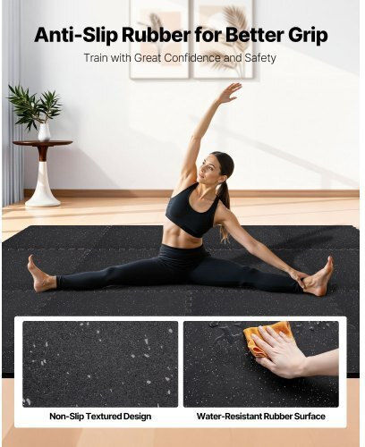Vevor Saltea de Gimnastică Pilates Gri (61x61x1.4cm)