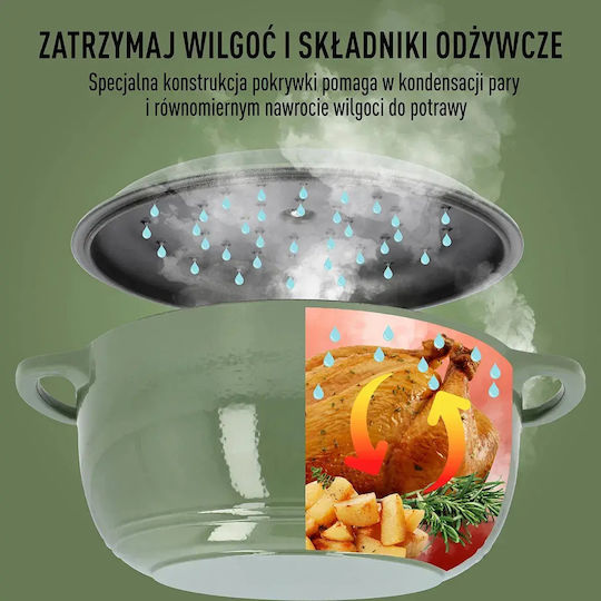 Browin Дълбока Тенджера от Чугун 5.8л