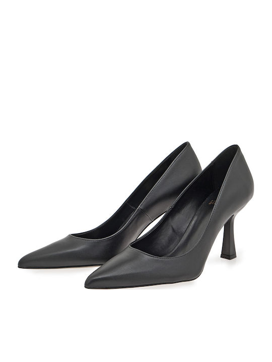 Schwarze Pumps mit Hohem Absatz