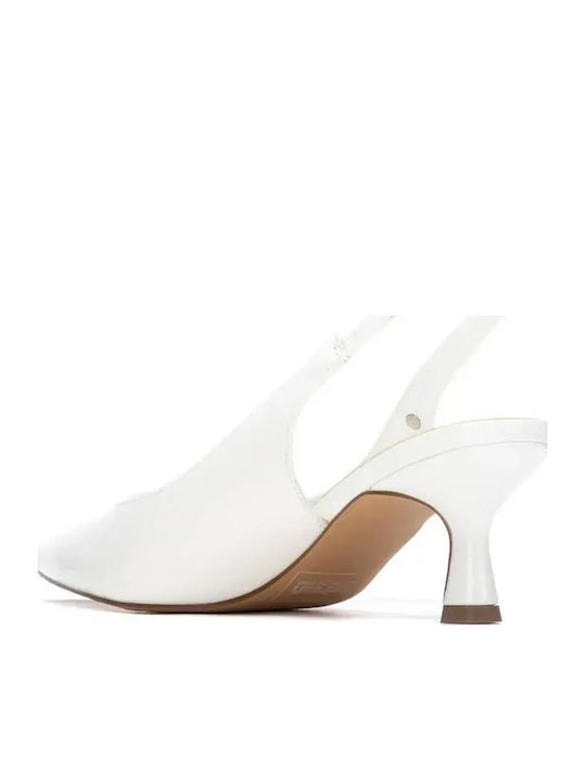 Heels With Medium Heel Animal Print White