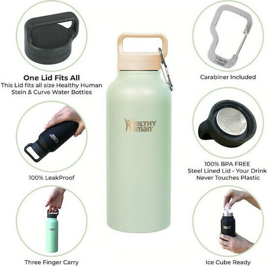 Healthy Human Stein Μπουκάλι Θερμός Ανοξείδωτο BPA Free 621ml