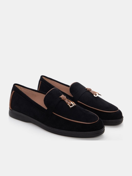 Damen Mokassins in Schwarz Farbe