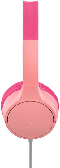 Belkin Soundform Mini Wired Kids' On Ear Headphones Pink