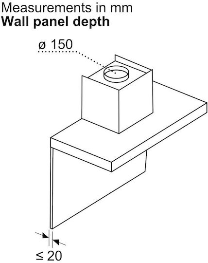 Bosch Standard Vent Hood 60cm Inox with Wi-Fi