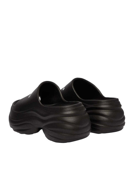 Summer Women's Platform Slippers Style Black