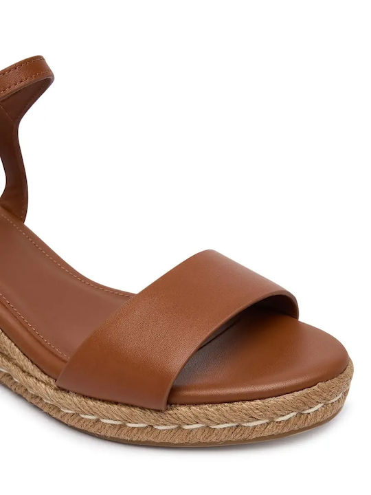 Summer Women's Platform Espadrilles Style Brown