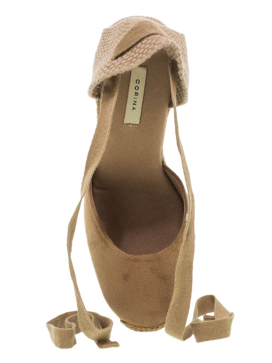 Platforme De Vară Pentru Femei Tip Espadrile Maro