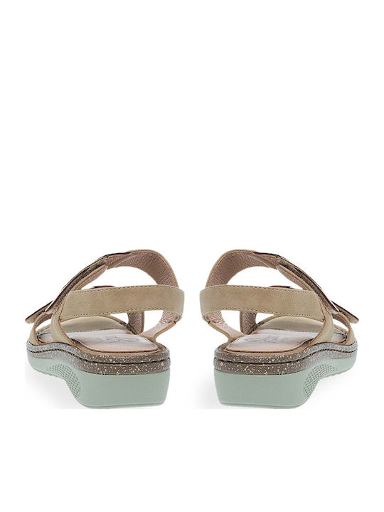 Sommer Damenplattformen Beige