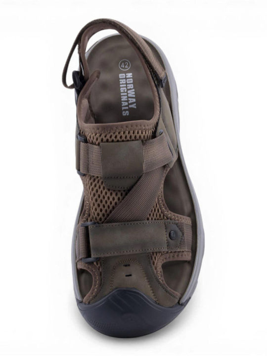 Herrensandalen in Grün Farbe
