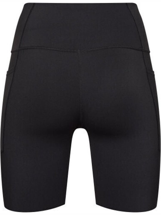 Women's High Waist Activewear Shorts Black