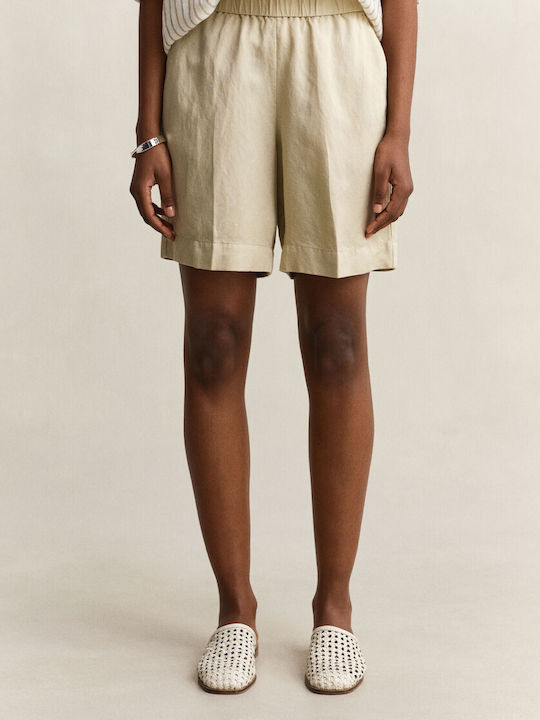 Women's Linen Shorts Beige