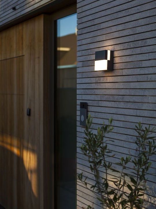 Lutec Domino Wall-Mounted Outdoor Spot LED