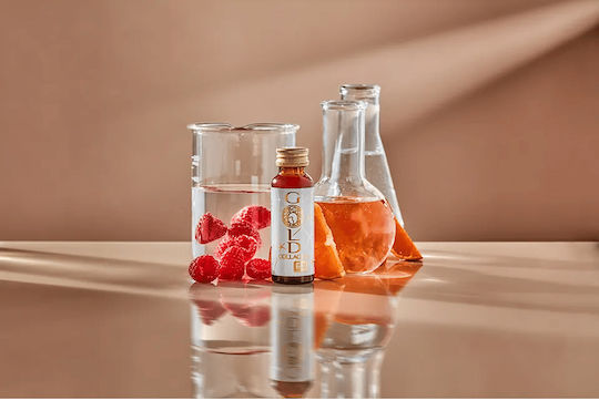 Colagen Lichid Marin Hidrolizat Gold Collagen Rx Înainte După Proceduri Estetice 10 Fiole X 50 Ml