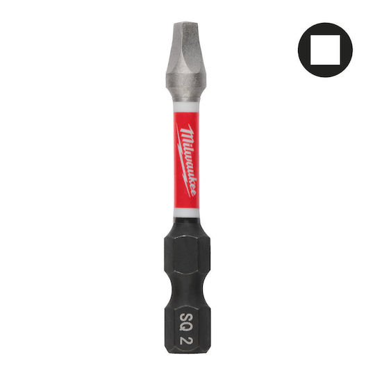 Σετ Μύτες Shockwave Sq2x50mm 1τμχ Milwaukee 4932500391